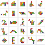 💚 Tangram + Guía Ilustrativa de 160 Figuras para Construir y Soluciones 💚